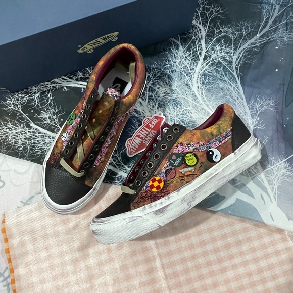 Vans Other - Vans Multicolor Low Top Sneakers with Black Toe